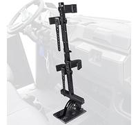 StarknightMT UTV Gun Holder UTV Gun Rack Stand Up Gun Mount Compatible with Polaris Ranger RZR Golf Cart General Defender Pioneer Teryx Mule UTV