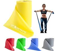 Starktape Resistance Bands Professional 8,16, 25, 50 Yards Bulk Rolls. Latex-Free Elastic Physical Therapy Band. No Scent, No Powder - Perfect for Home Exercise, Yoga, Pilates, Gym, Rehab, Workout
