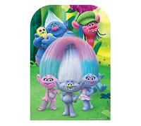 STARL CUT OUTS "Can't Stop the Feeling Right" Trolls Stand-In, Multi-Colour | Free Standing, Quick Set Up, Kids parties, Trolls displays and photo props