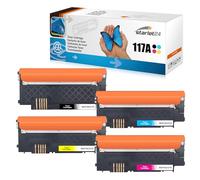 Starlet24 117A Toner Set Compatible with HP 117A W2070A W2071A W2072A W2073 | Compatible for Colour Laser MFP 178nwg 179fwg 179fnw 150nw 150a 178nw