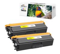 Starlet24 2 x TN423 TN-423Y Toner Compatible with Brother TN-423 TN423 Toner Yellow for DCP-L8410CDW HL-L8260CDW HL-L8360CDW DCP-L8410CDN MFC-L8900CDW MFC-L8690CDW