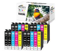 Starlet24 20x 603XL Multipack Compatible with Epson 603XL 603 Ink Cartridge for Expression Home XP-3105 XP-2100 XP-2105 XP-4100 XP-4105 Workforce WF-2830 WF-2810 WF-2835 WF-2850