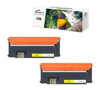Starlet24 2x 117A Toner Yellow Compatible with HP 117A W2072A as Replacement for Colour Laser MFP 178nwg 179fwg 179fnw 150nw 150a 178nw