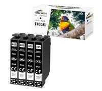 Starlet24 4x 405XL Black Ink Cartridges Compatible with Epson 405XL Multipack Black for Workforce Pro WF-4820 WF-3820 WF-4830 WF-7840 WF-7830 WF-4825DWF WF-3825 WF-7835