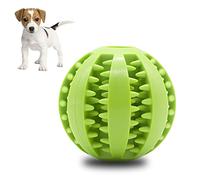 Starlight Baby Natural Rubber Canine Chew Toy Dental Hygiene, Interactive Play Ball for IndoorOutdoor Pets, Puppy Teething Relief and Teeth Cleaning,Puppy Toy 7cm,Mint color