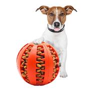 Starlight Baby Natural Rubber Canine Chew Toy Dental Hygiene, Interactive Play Ball for IndoorOutdoor Pets, Puppy Teething Relief and Teeth Cleaning,Puppy Toy 7cm,Red