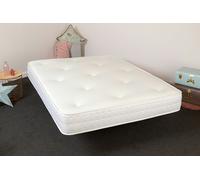 Starlight Beds 3-Tac Hand-Tufted Hybrid Mattress - 20cm Deep, Quilted Soft Sleep Surface - White - 1 - European Single Mattress (90cm x 200cm)