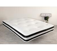 Starlight Beds 3D Quilted Tuft Mattress - 20cm Deep, Soft Comfort, Airflow Border - Black - 1 - European Single Mattress (90cm x 200cm)