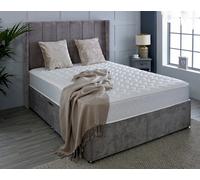 Starlight Beds Astral Grey Hybrid Mattress - 19cm Deep, Soft Feel - Grey - 1 - European King Size Mattress (160cm x 200cm)