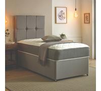 Starlight Beds Castle Hybrid Mattress - 20cm Deep, Soft-Touch Quilted Sleep Surface - White - 1 - European Single Mattress (90cm x 200cm)