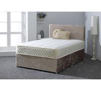 Starlight Beds Close Flame Hybrid Mattress - Soft Feel, Deep Quilted Plush Sleep Surface - White - 1 - European Small Single Mattress (80cm x 200cm)