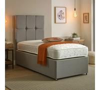 Starlight Beds Close Wave Hybrid Mattress - 8" Deep, Memory Foam Comfort Layer - White - 1 - 4ft6 Double Mattress (135cm x 190cm)