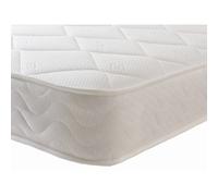 Starlight Beds Cooltouch Classic 7.5" Deep 7 Layer Construction Coil Spring & Memory Foam Hybrid Mattress, White, 2ft 6 Small Single