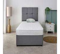 Starlight Beds Cooltouch Diamond Hybrid Mattress - 18cm Deep, Plush Feel - White - 1 - 3ft Single Mattress (90cm x 190cm)