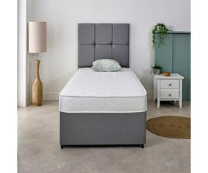 Starlight Beds Cooltouch Diamond Hybrid Mattress - 18cm Deep, Plush Feel - White - 1 - European Single Mattress (90cm x 200cm)