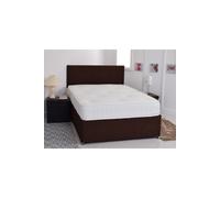 Starlight Beds Double Memory Foam Mattress Bonnell Spring Support Cool-Touch Fabric in White | Size: EU King Starlight Beds White EU King