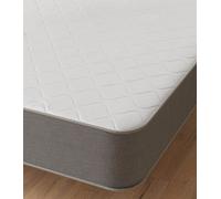 Starlight Beds Essential Open Coil Sprung Mattress With Grey Border. Small Single Mattress. (2Ft6 X 6Ft3, 75Cm X 190Cm)