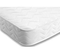 Starlight Beds Essentials Sprung Mattress With Wavy Line Top Panel. Single Mattress (3Ft X 6Ft3, 90Cm X 190Cm)