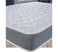 Starlight Beds Essentials Zig Zag Grey Memory Foam Spring Mattress 4Ft6 Double