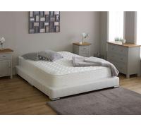 Starlight Beds Essentials Zig Zag Hybrid Mattress - 7.5" Deep, Soft Firmness - White - 1 - 2ft6 Shorty Small Single Mattress (75cm x 175cm)