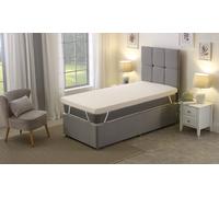 Starlight Beds European Double Memory Foam Mattress Topper - 2.5cm Thick - White - 1 - 4ft6 Double Mattress (135cm x 190cm)