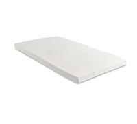 Starlight Beds European Double Memory Foam Mattress Topper - 7.5cm Thick with Removable, Washable Cover, White - 140x200x7.5cm