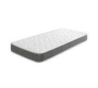 Starlight Beds Large Brick Hybrid Mattress - 19cm Deep, Soft Firmness - Grey - 1 - 3ft Single Mattress (90cm x 190cm)