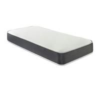 Starlight Beds Linear Cool Touch Hybrid Mattress - 20cm Deep, Soft Firmness - Grey - 1 - European Single Mattress (90cm x 200cm)