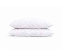 Starlight Beds Memory Foam Pillow with Shredded Foam Filling and a Quilted Breathable Cover, Supportive for Side and Back Sleepers, 2 Pack