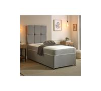 Starlight Beds Nebraska Memory Foam Spring Mattress in Light Grey | Size: Single Starlight Beds Light Grey Single