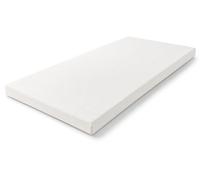 Starlight Beds Pisa EU 140x200 Memory Foam Mattress Topper - 7.5cm Deep | with Removable, Washable Cover, White - 140x200x7.5cm