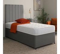 Starlight Beds Quilted Brick Hybrid Mattress - 18cm Deep, Soft Firmness - White - 1 - European King Size Mattress (160cm x 200cm)