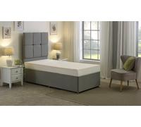 Starlight Beds Single Memory Foam Mattress - Medium Firm Support, Cool-Touch Fabric - White - 1 - European Small Single Mattress (80cm x 200cm)