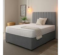 Starlight Beds Sleep Warmer Premium Tufted Mattress - 20cm Deep, Dual Comfort Fillings - White - 1 - 2ft6 Small Single Mattress (75cm x 190cm)