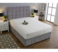 Starlight Beds Small Single Pocket Sprung Mattress - 9 Inch Deep, Medium Firmness - White - 1 - 4ft6 Double Mattress (135cm x 190cm)