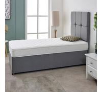 Starlight Beds Stress-Free Hybrid Mattress - 18cm Deep, Soft Feel, Memory Foam & Spring Support - White - 1 - European Small Single Mattress (80cm x 200cm)