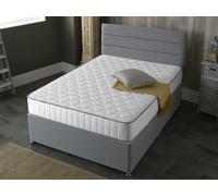 Starlight Beds Victoria White Castle Hybrid Mattress - Plush Comfort, Durable Design - White - 1 - European Single Mattress (90cm x 200cm)