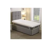 Starlight Beds Warmer Extreme 3 Inch Memory Foam Mattress Topper Heat Retaining in White | Size: EU Single Starlight Beds White EU Single