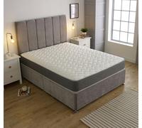 Starlight Beds WaveFlex Hybrid Mattress - 18cm Deep Breathable Cooltouch+ Sleep Surface - Grey - 1 - European Single Mattress (90cm x 200cm)