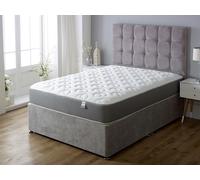 Starlight Beds Ying & Yang Hybrid Mattress - 20cm Deep, Premium Sprung & Memory Foam Support - Grey - 1 - European King Size Mattress (160cm x 200cm)
