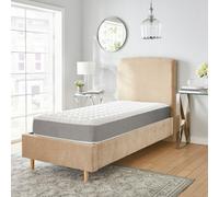 Starlight Beds Zig Zag Grey Memory Foam Spring Mattress Small Double