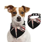 Starlight Fragments Reversible Cotton Dog Bandanas - Adjustable Small Large Dog Drool Bib For Birthday Wedding - Double Side Print
