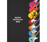 Starlight Guitar Tab and Staff Music Notebook: Blank 6-Line TAB & Chord Grid Paper | 100 Spacious Pages | 8.5×11 in | Starlignt Charming Cover Design (The Quinn Press Guitar Composition Series)