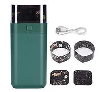 Starlight Humidifier Mini Ultrasonic LED Night Light Silent 300ml Dual Mode with Starlight Projection for Baby Room and Bedroom ABS Silicone and Electronic Components (Green)