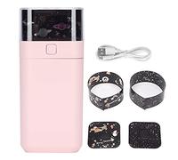 Starlight Humidifier Mini Ultrasonic LED Night Light Silent 300ml Dual Mode with Starlight Projection for Baby Room and Bedroom ABS Silicone and Electronic Components (Pink)