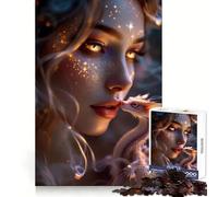 Starlight Kiss Adults Puzzles 1000 Piece Jigsaws Mind Exercise Toy Relaxed Mind Design Assembly Santa Wish Gift 38x52cm