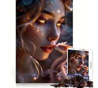 Starlight Kiss Jigsaw Puzzles 1000 Pieces for Teenagers Strengthen Recall Quiet Calm Quality Edge Santa Wish Gift 38x26cm