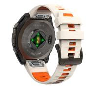 (Starlight Orange, QuickFit 22mm) 1:1 Fenix8 Watch Band For Garmin Fenix 8 47mm 51mm E 7 7X 6 6X 5 5X/Epix Pro/Enduro 3 QuickFit 22mm 26mm Silicone Strap Bracelet