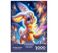 Starlight Rabbit 1000 Piece Jigsaw Puzzles for Adults Fun, Challenging & Brainteasing Birthday Gifts for Women And Man Art Colorful DIY Craft 70x50cm/1000pcs