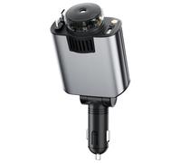 Starlight Retractable Car Charger with Car Aromatherapy Essential Oil Diffuser, Starlight in Car Roof 5 in 1 Fast, 2 Retractable Cables and USB C Car Charger Adapter,Compatible with iPhone 17/16/15/14